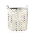 Halloween Polka Dot Pattern Print Collapsible Laundry Basket