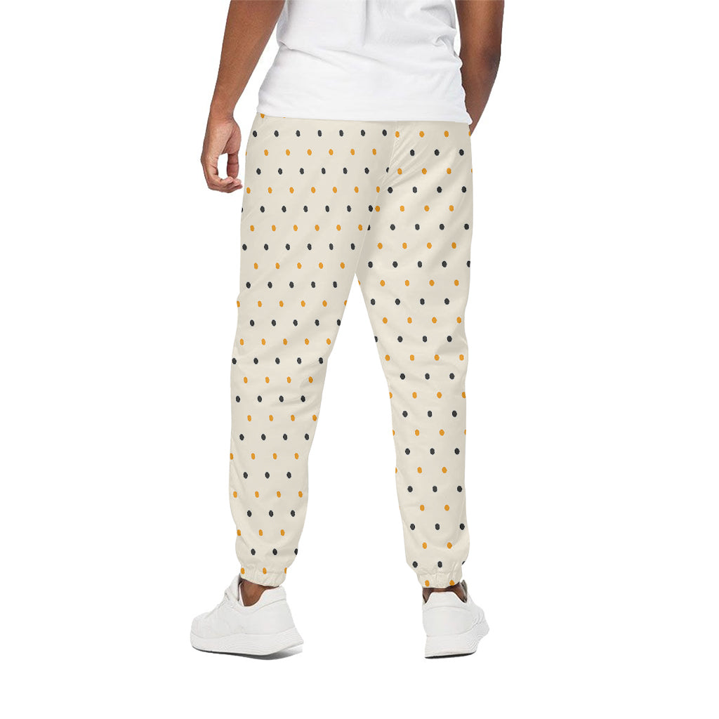 Halloween Polka Dot Pattern Print Cotton Pants