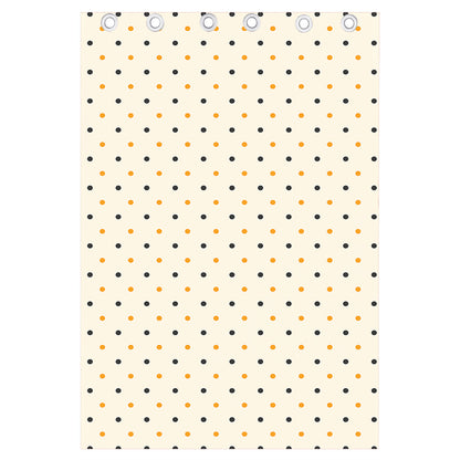 Halloween Polka Dot Pattern Print Curtain