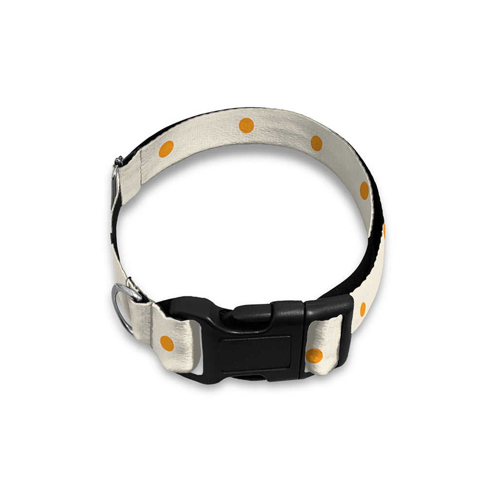 Halloween Polka Dot Pattern Print Dog Collar