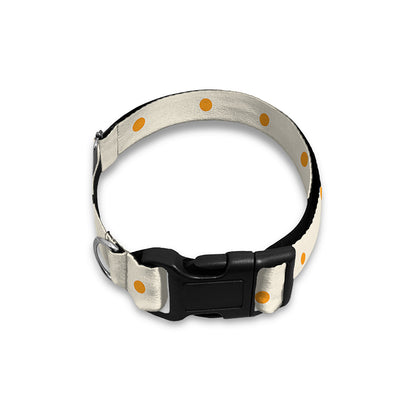 Halloween Polka Dot Pattern Print Dog Collar