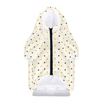 Halloween Polka Dot Pattern Print Dog Zip Up Hoodie