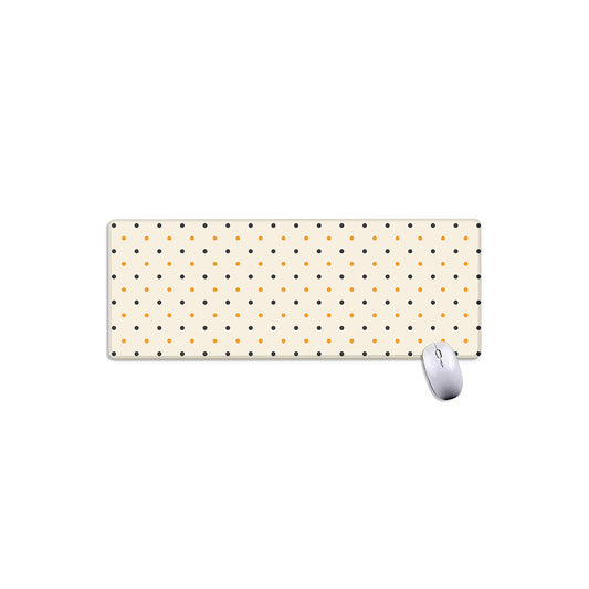 Halloween Polka Dot Pattern Print Extended Mouse Pad