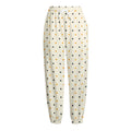 Halloween Polka Dot Pattern Print Fleece Lined Knit Pants