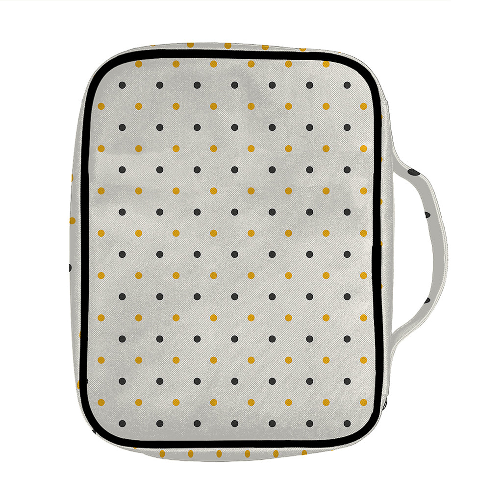 Halloween Polka Dot Pattern Print Front Pocket Bible Bag