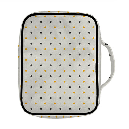 Halloween Polka Dot Pattern Print Front Pocket Bible Bag