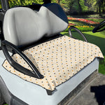 Halloween Polka Dot Pattern Print Golf Cart Seat Cover