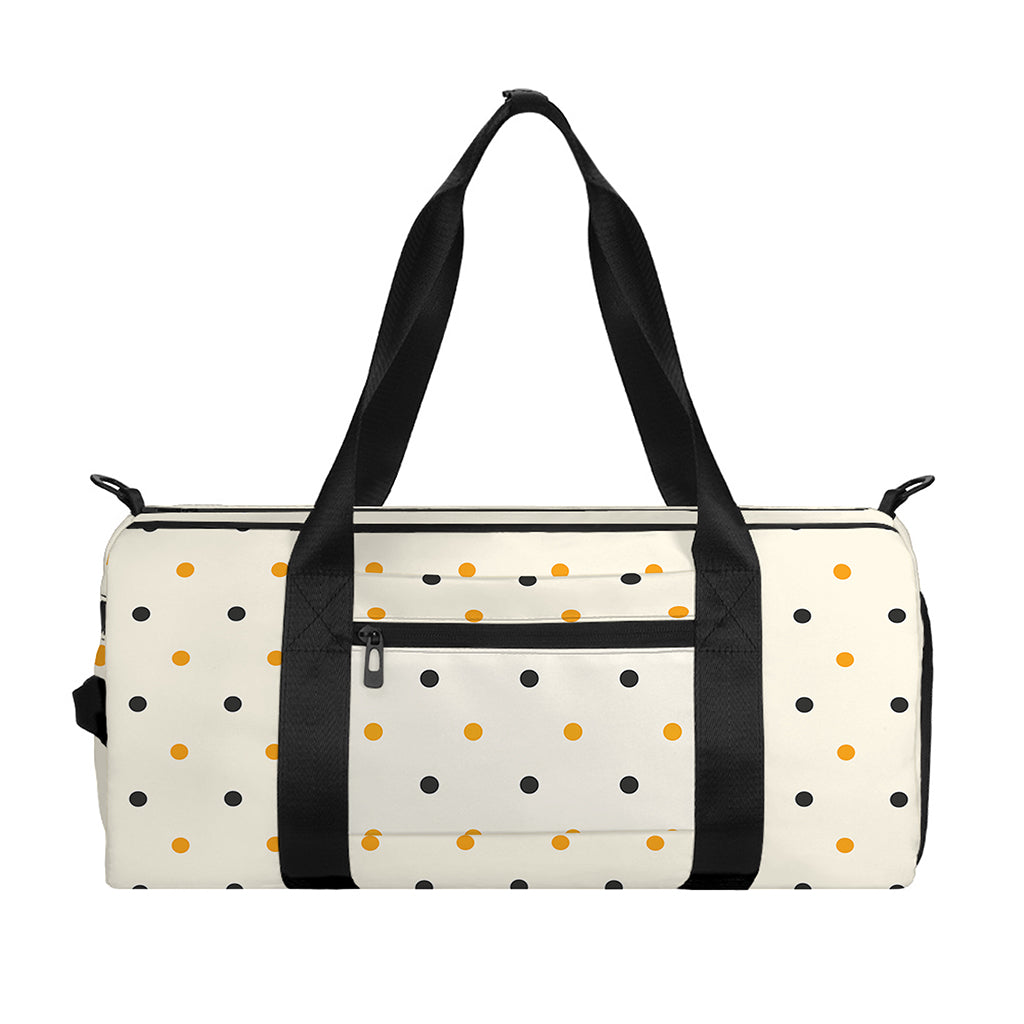 Halloween Polka Dot Pattern Print Gym Bag