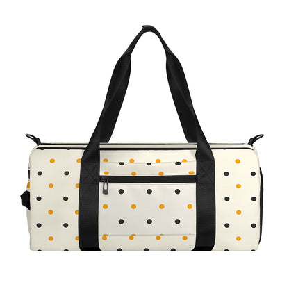 Halloween Polka Dot Pattern Print Gym Bag