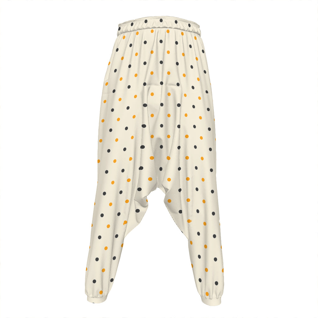 Halloween Polka Dot Pattern Print Hammer Pants