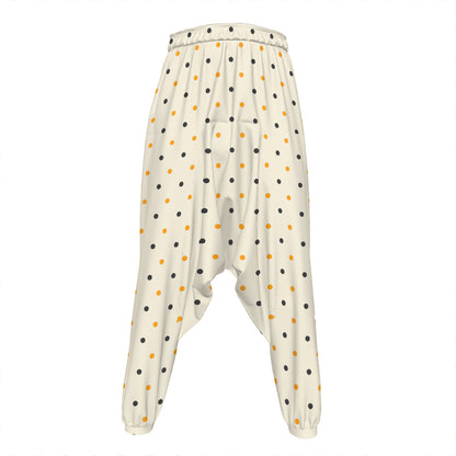 Halloween Polka Dot Pattern Print Hammer Pants