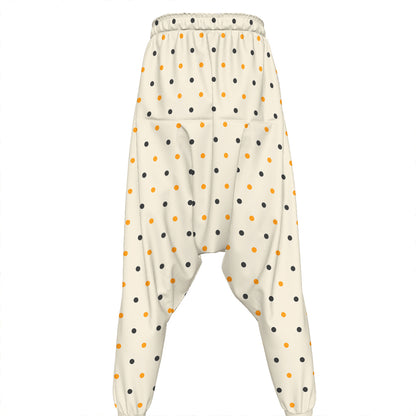 Halloween Polka Dot Pattern Print Hammer Pants