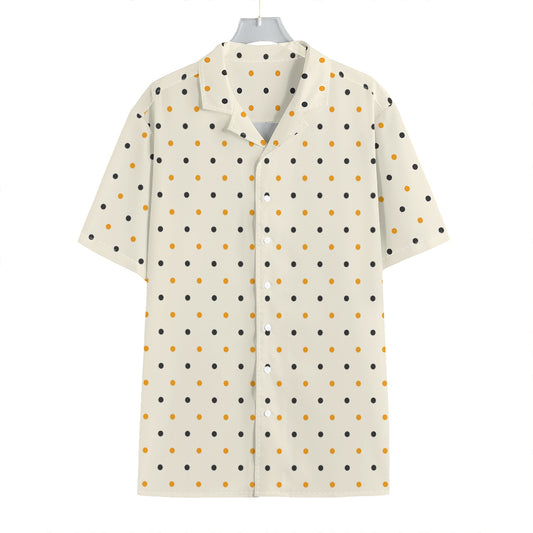Halloween Polka Dot Pattern Print Hawaiian Shirt