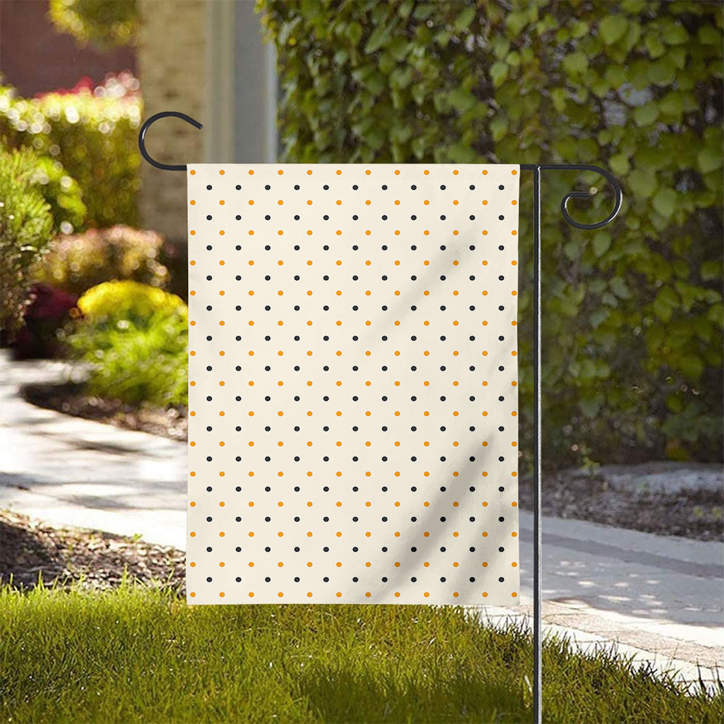 Halloween Polka Dot Pattern Print House Flag