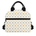 Halloween Polka Dot Pattern Print Insulated Lunch Bag