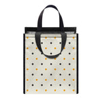 Halloween Polka Dot Pattern Print Insulated Lunch Tote