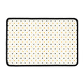 Halloween Polka Dot Pattern Print Kitchen Mat