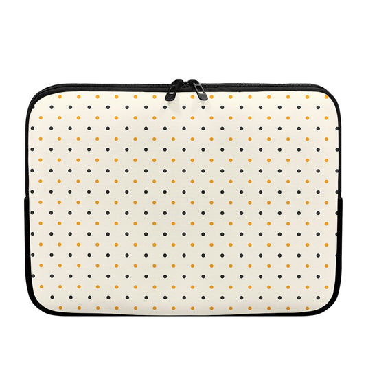 Halloween Polka Dot Pattern Print Laptop Sleeve