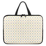 Halloween Polka Dot Pattern Print Laptop Sleeve With Handle