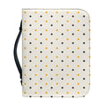 Halloween Polka Dot Pattern Print Leather Bible Cover