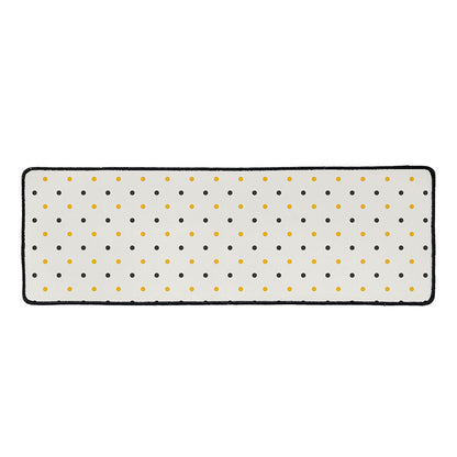 Halloween Polka Dot Pattern Print Long Kitchen Mat