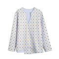 Halloween Polka Dot Pattern Print Long Sleeve Short Coat