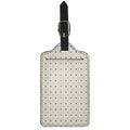 Halloween Polka Dot Pattern Print Luggage Tag