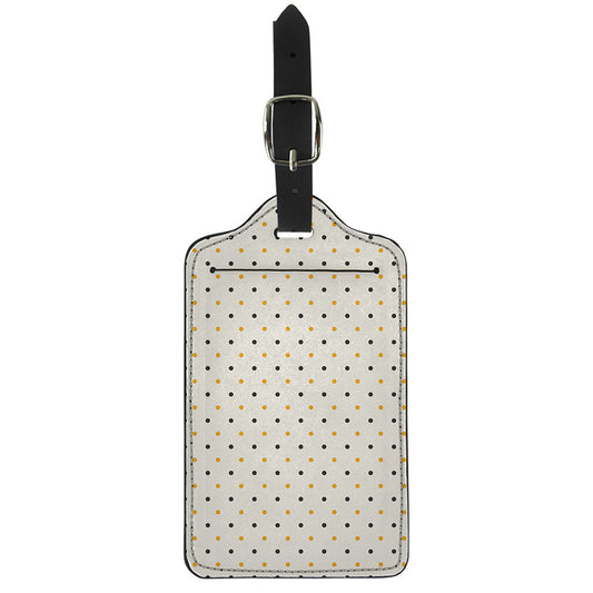 Halloween Polka Dot Pattern Print Luggage Tag