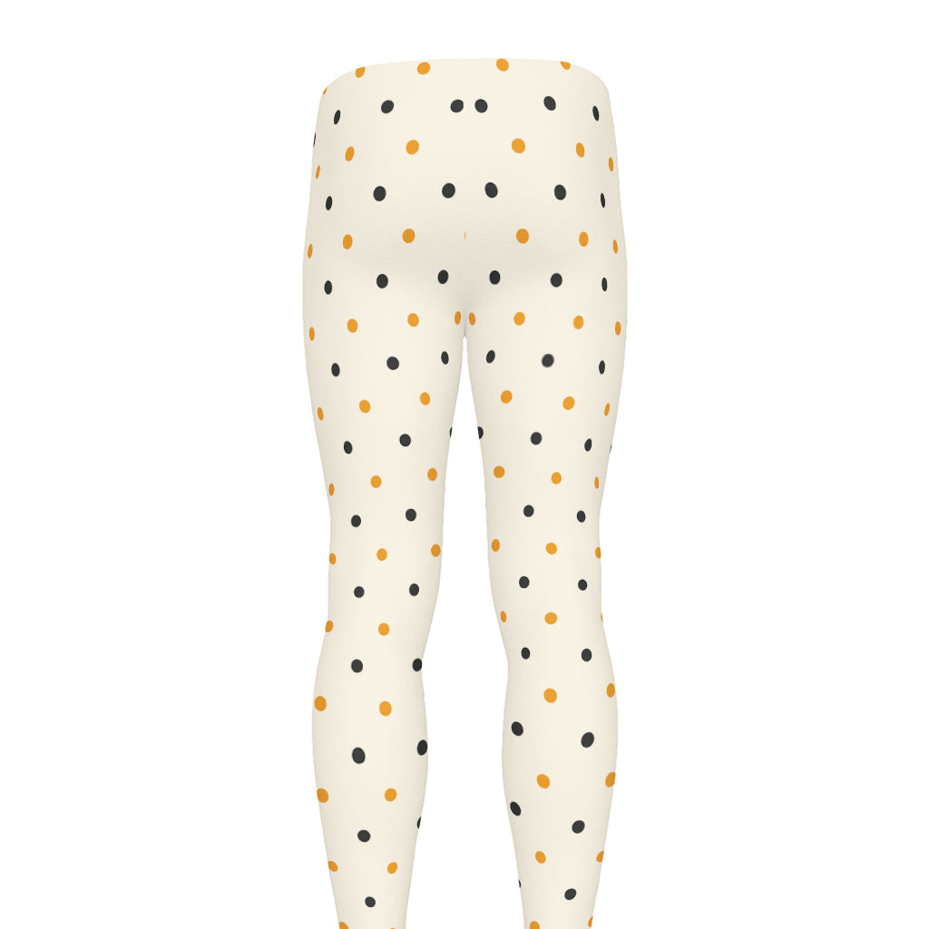 Halloween Polka Dot Pattern Print Men's leggings