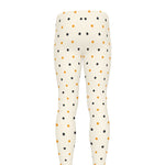 Halloween Polka Dot Pattern Print Men's leggings