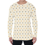 Halloween Polka Dot Pattern Print Men's Long Sleeve T-Shirt