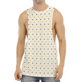 Halloween Polka Dot Pattern Print Men's Muscle Tank Top