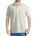 Halloween Polka Dot Pattern Print Men's Polo Shirt