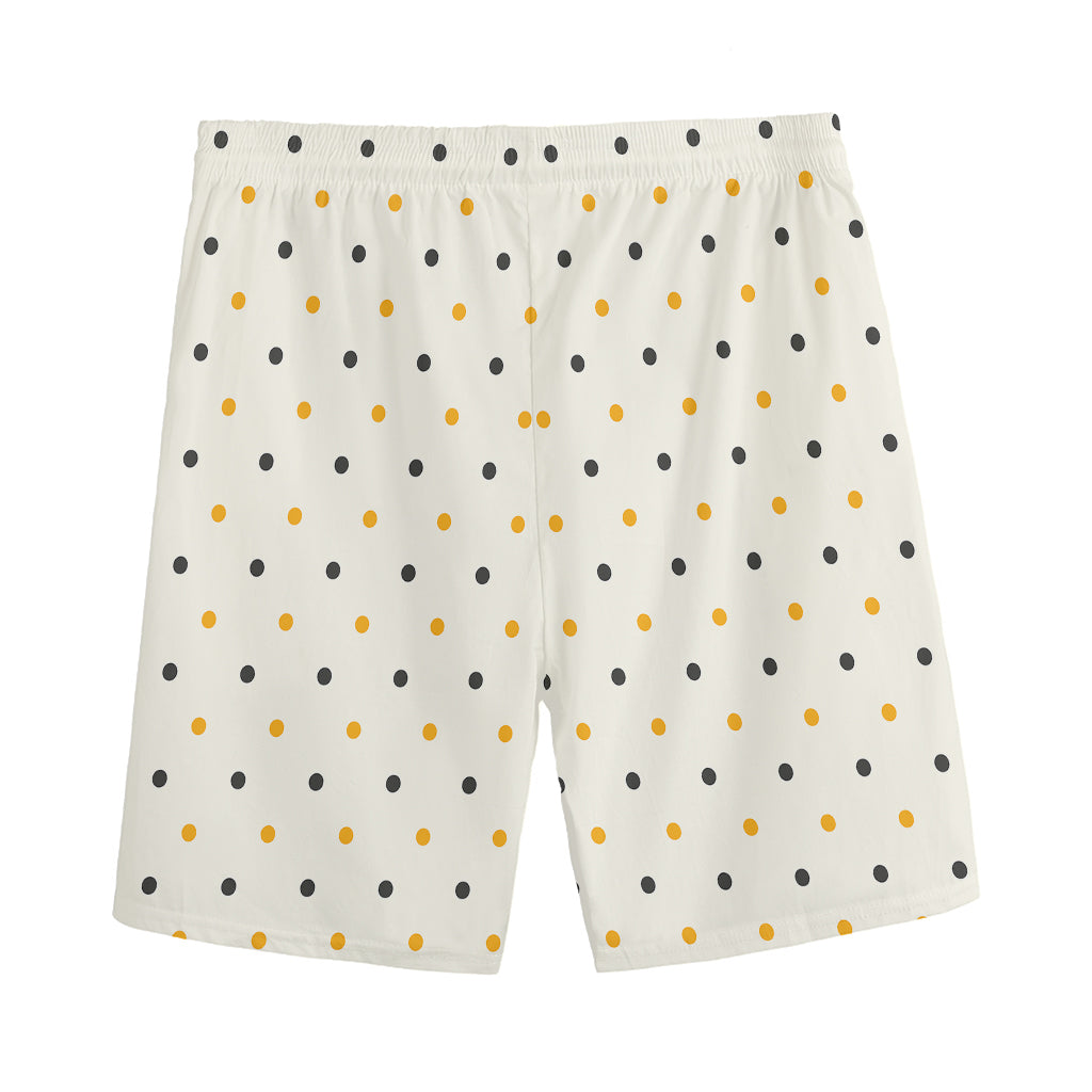 Halloween Polka Dot Pattern Print Men's Sports Shorts