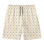 Halloween Polka Dot Pattern Print Men's Swim Trunks