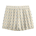 Halloween Polka Dot Pattern Print Mesh Shorts