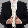 Halloween Polka Dot Pattern Print Necktie
