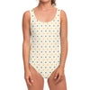 Halloween Polka Dot Pattern Print One Piece Swimsuit