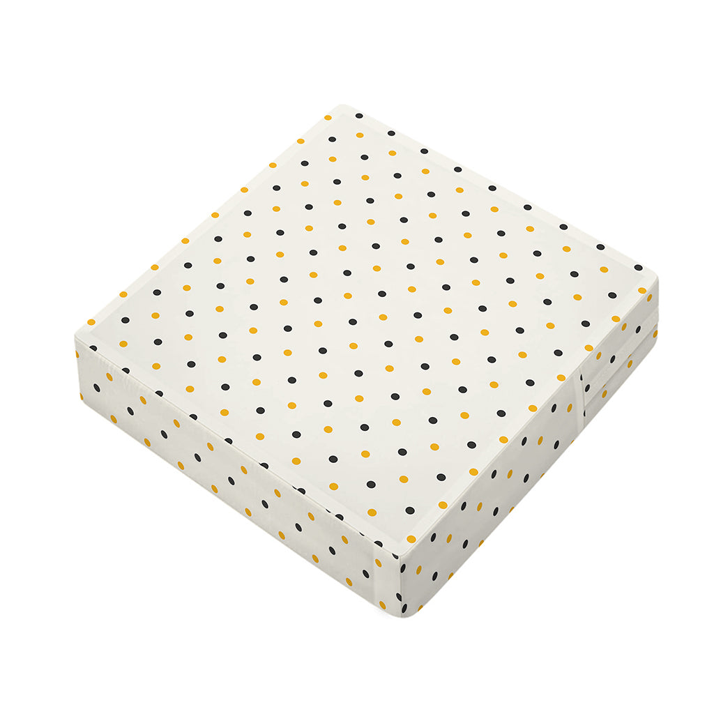 Halloween Polka Dot Pattern Print Outdoor Seat Cushion Cover