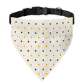 Halloween Polka Dot Pattern Print Over The Collar Dog Bandana