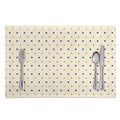 Halloween Polka Dot Pattern Print Placemat