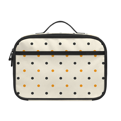 Halloween Polka Dot Pattern Print Portable Lunch Bag