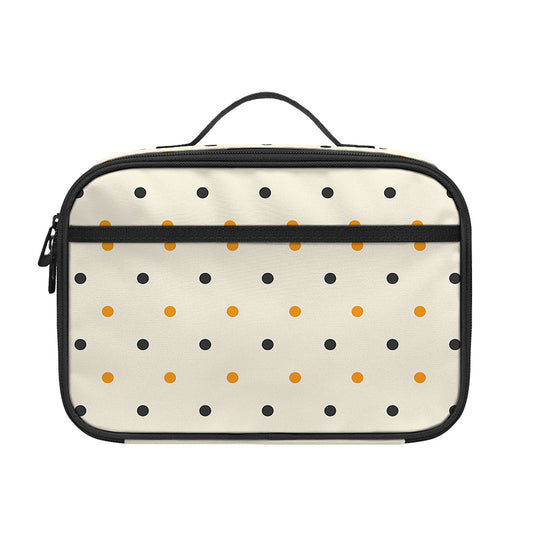Halloween Polka Dot Pattern Print Portable Lunch Bag