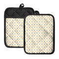 Halloween Polka Dot Pattern Print Pot Holders With Pocket