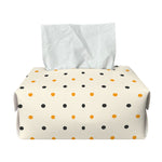 Halloween Polka Dot Pattern Print Rectangle Tissue Box Cover