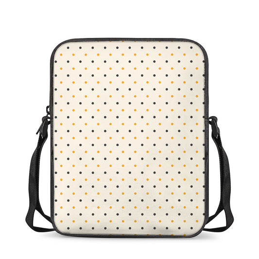 Halloween Polka Dot Pattern Print Rectangular Crossbody Bag