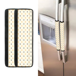 Halloween Polka Dot Pattern Print Refrigerator Handle Covers