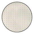 Halloween Polka Dot Pattern Print Round Floor Mat