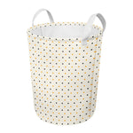 Halloween Polka Dot Pattern Print Round Laundry Basket