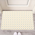 Halloween Polka Dot Pattern Print Rubber Doormat
